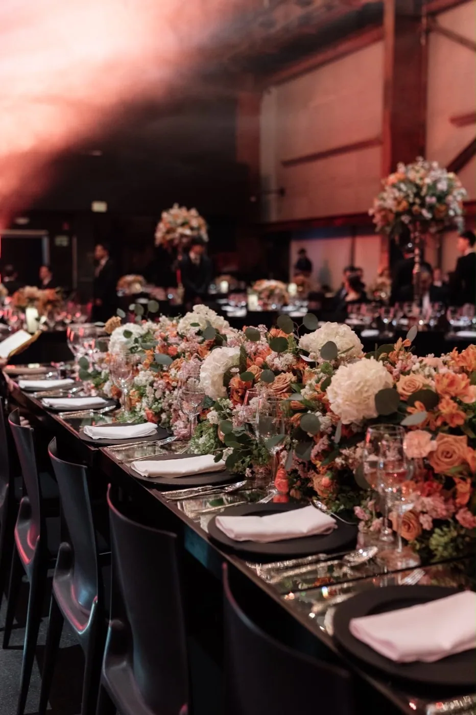 Centro de mesa floral para boda