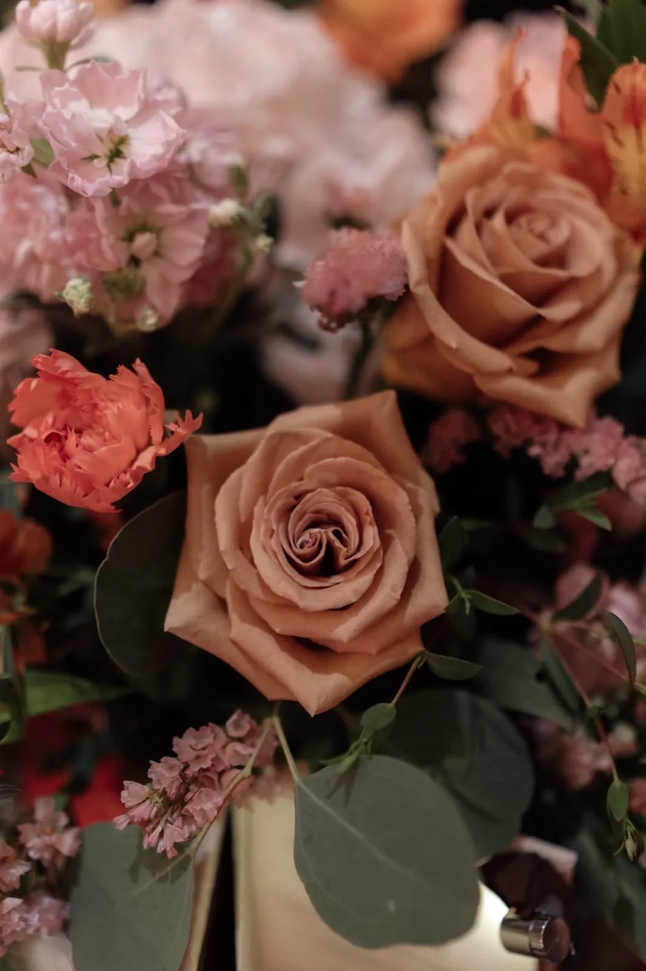 Centro de mesa floral para boda