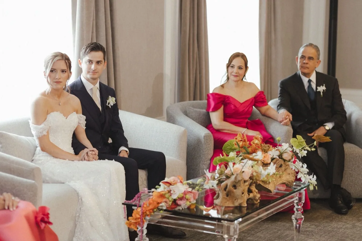 Montaje floral para ceremonia civil