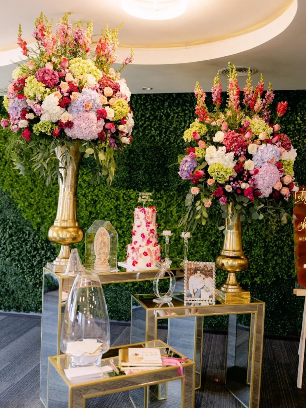 Arreglo floral para despedida de soltera