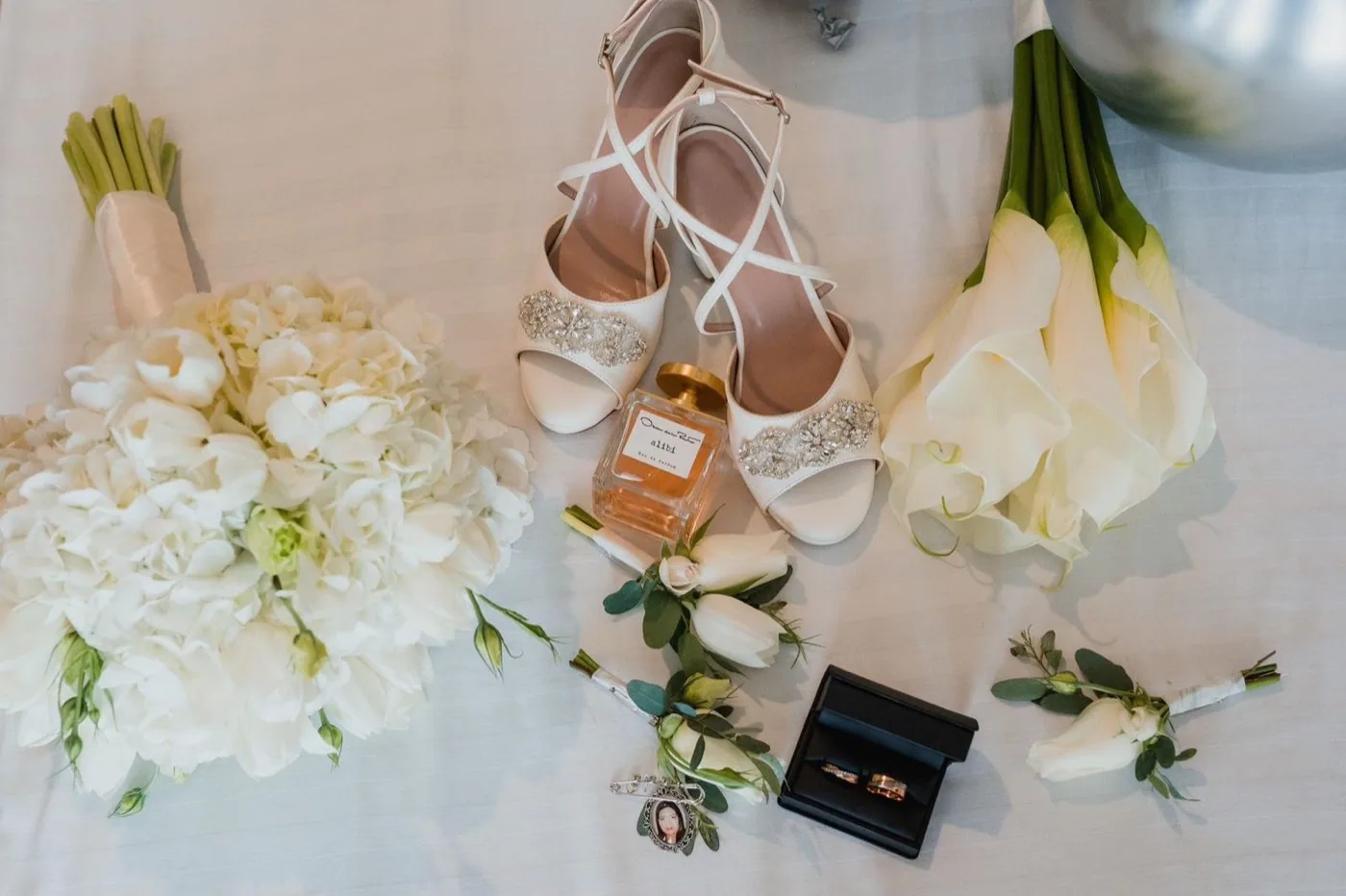 Ramo de novia con diseño floral artesanal