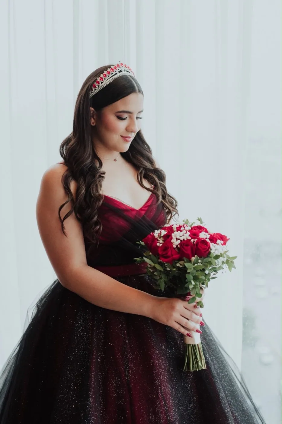 Ramo de novia con diseño floral artesanal