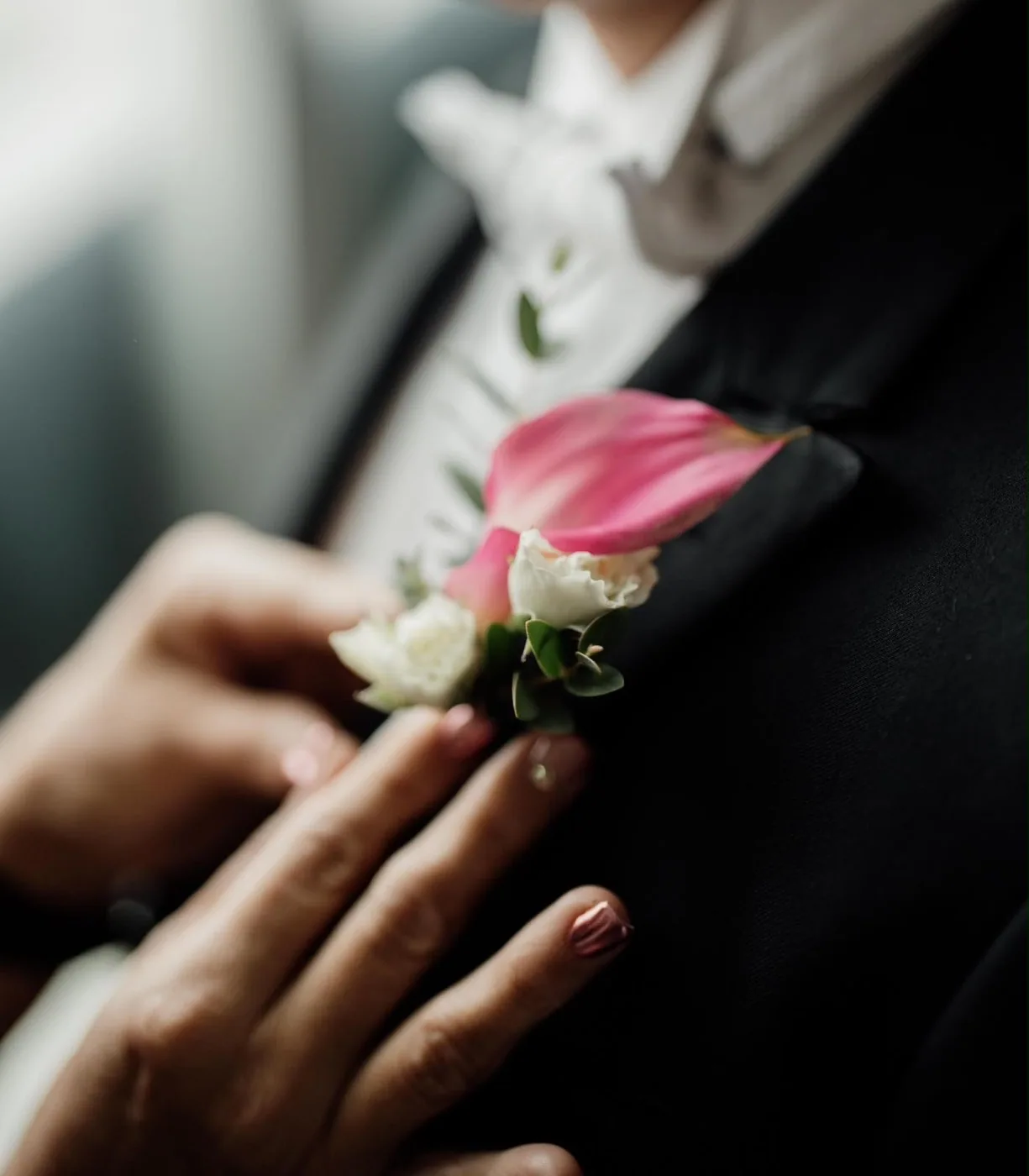 Ramo de novia con diseño floral artesanal