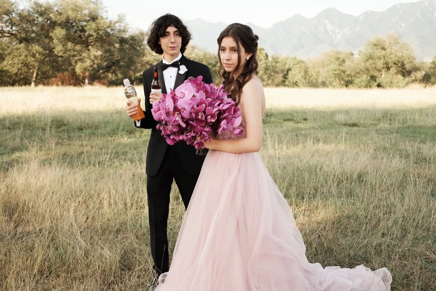 Ramo de novia con diseño floral artesanal