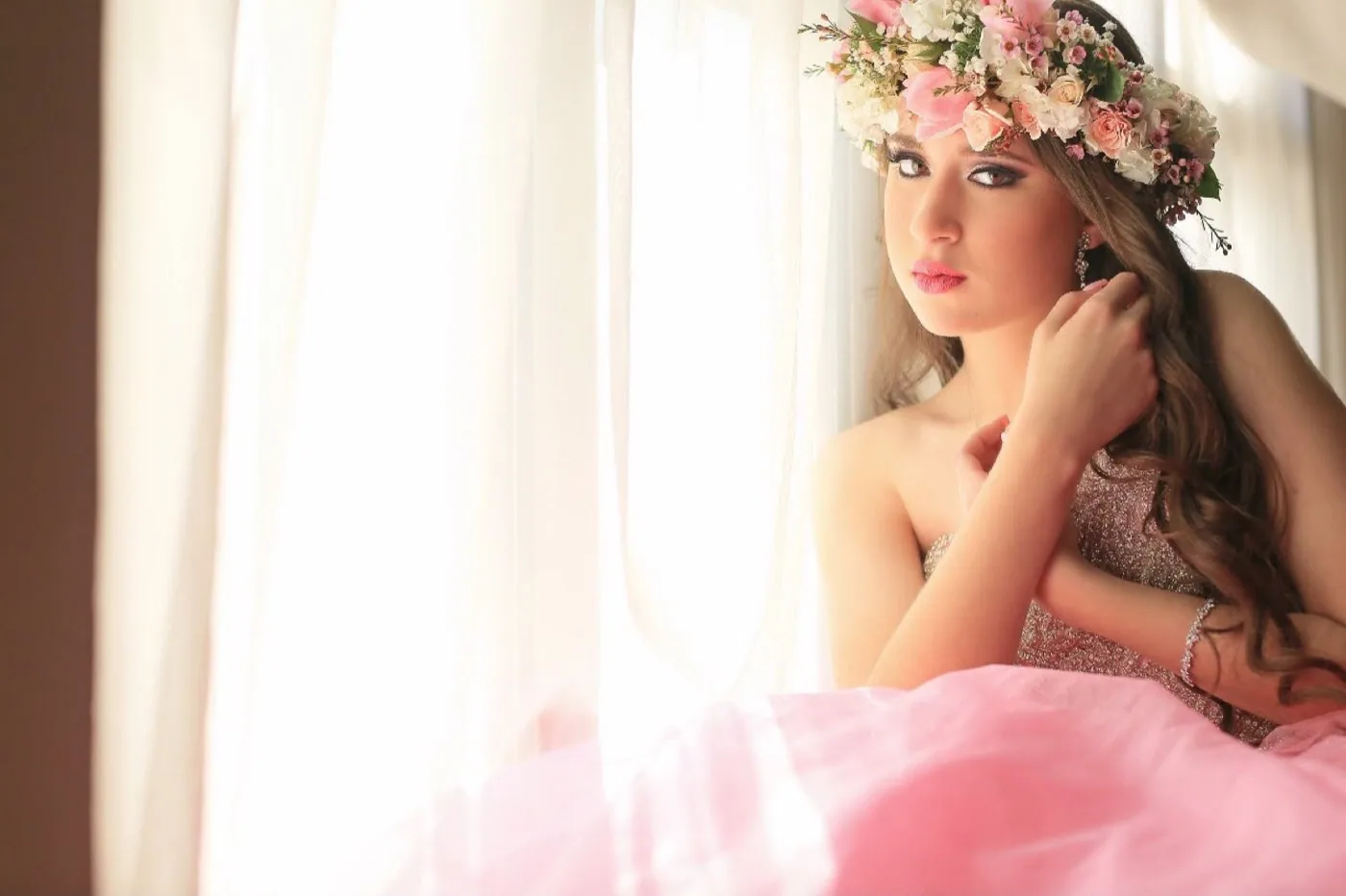 Ramo de novia con diseño floral artesanal