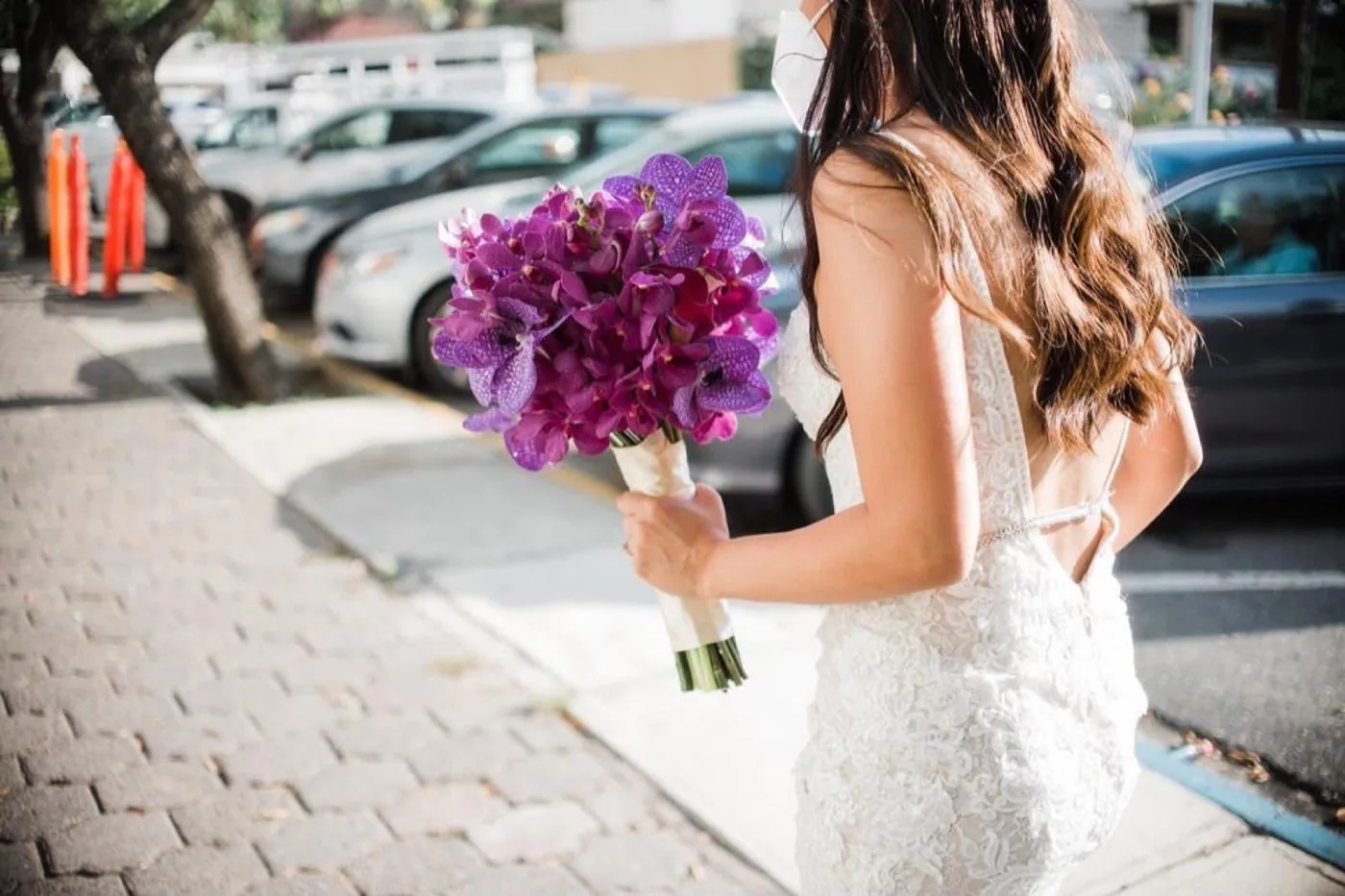 Ramo de novia con diseño floral artesanal