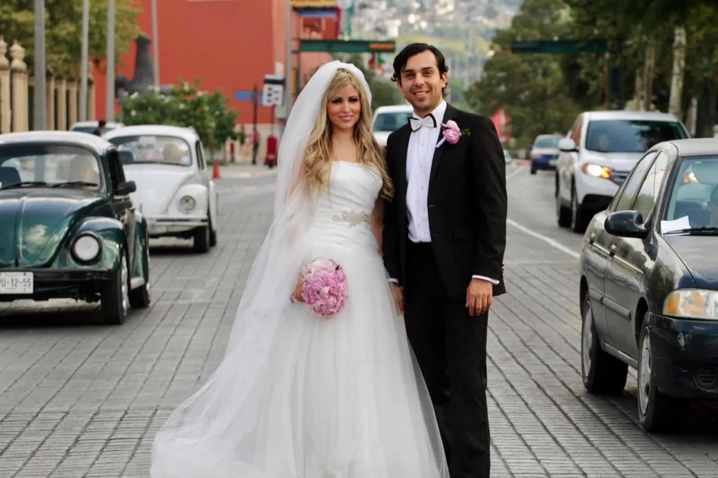 Ramo de novia con diseño floral artesanal